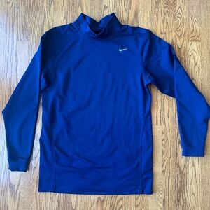 Nike Blue Long Sleeve Men's Shirt